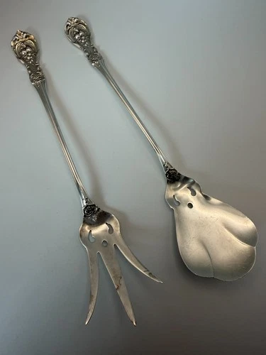 Francis I by Reed and Barton Sterling Silver Rare Lettuce Set 8 5/8"