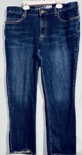 Carhartt Jeans Youth Size 16 Dark Blue Denim Workwear Rugged Flex Loose Fit