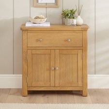 Sideboard Marbury Oak Compact Small Cabinet Storage Hallway Furniture
