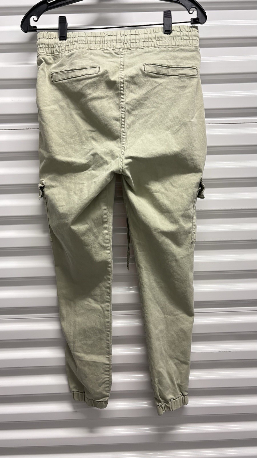 V.I.P. Beige Cargo Pants Drawstring Waist Regular Fit Pockets Men Size 13/31 image 6