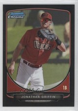 2013 Bowman Prospects Chrome Black Refractor 28/99 Jonathan Griffin #BCP2 0f8
