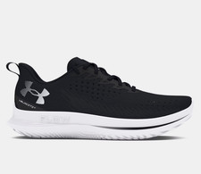 Under Armour UA Velociti 4 Womens Running Shoes Black Anthracite White Size 7 US