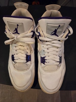 Air Jordan 4 purple metallic size 11