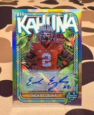 Emeka Egbuka Autograph 2023 Bowman OG Big Kahuna Case Hit Auto /150 (AU, SSP)