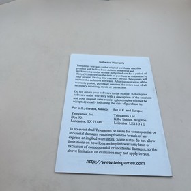 Atari Jaguar CD Iron Soldier 2 1997 Complete Box Manual Limited Edition