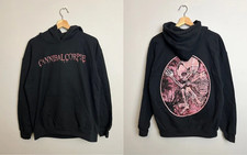 00s Cannibal Corpse Metal Death Hoodie Black