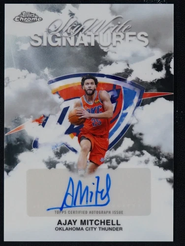 2025 Topps Chrome Ajay Mitchell Sky Write Signatures (RAW)