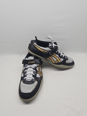 Asics Hyperthrow 2 Mens Size 10 Gray Black Yellow Running Track Field Shoes
