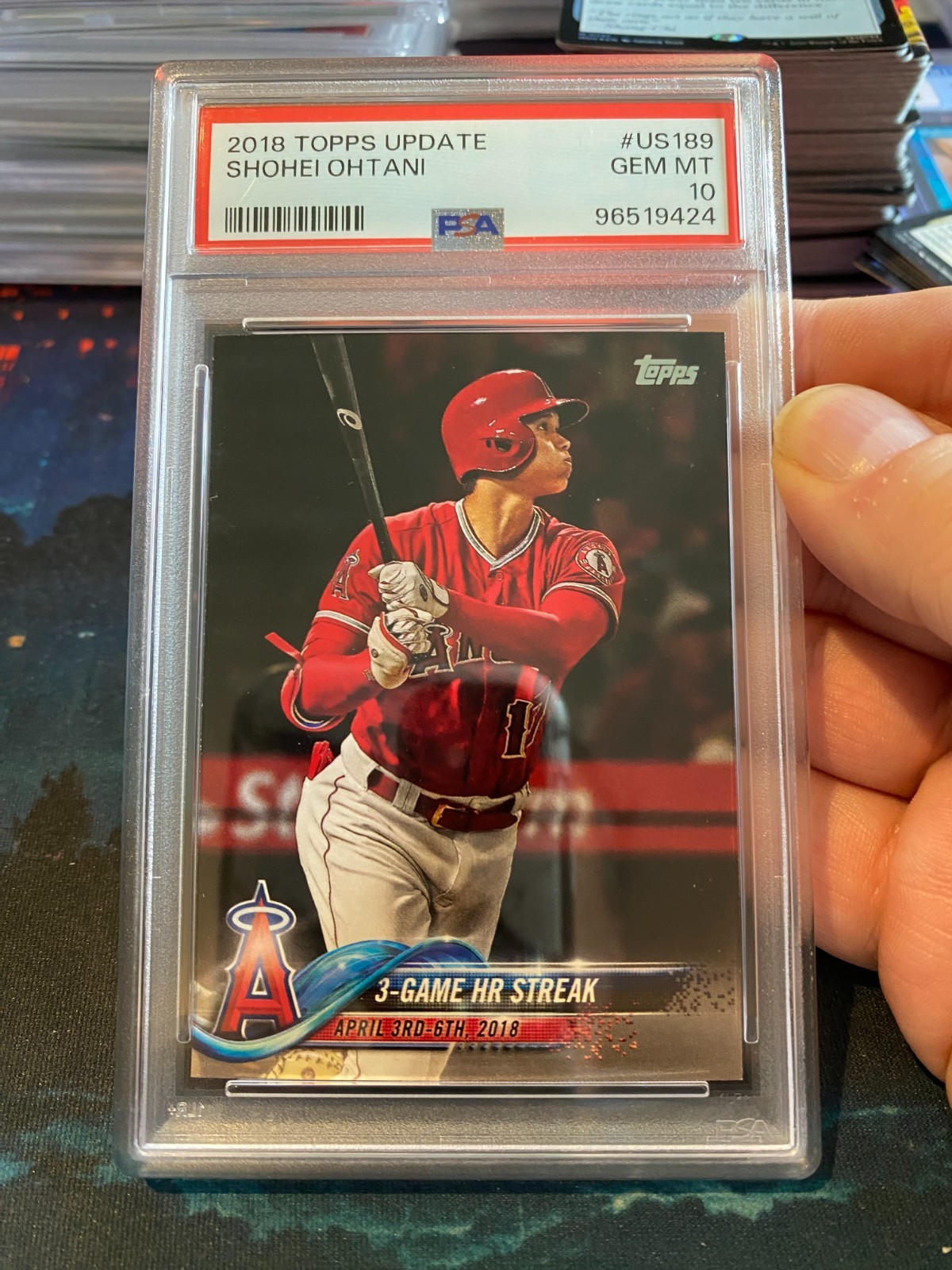 2018 Topps Update Shohei Ohtani PSA 10