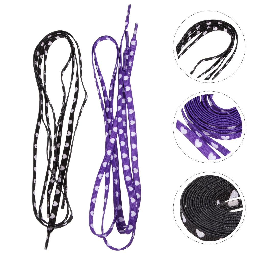 APL 2 Paia Scarpe Love Tela e Lacci Cuore Uomo Donna Decorazione per Scarpe da Ginnastica