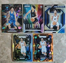2024 PRIZM DRAFT PICKS JARED MCCAIN PRIZMS - FEARLESS - DEEP SPACE - RECRUITS +