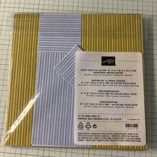 Stampin  Up 2023-2025 IN COLOR DESIGNER SERIES PAPER 40 sheets 6X6 DSP