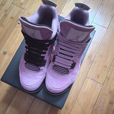 Jordan Air Jordan Men s High Top Lace-Up Basketball Sneakers Purple/Black