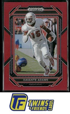 2023 Panini Prizm Draft Picks #24 Davante Adams Prizms Red #/299