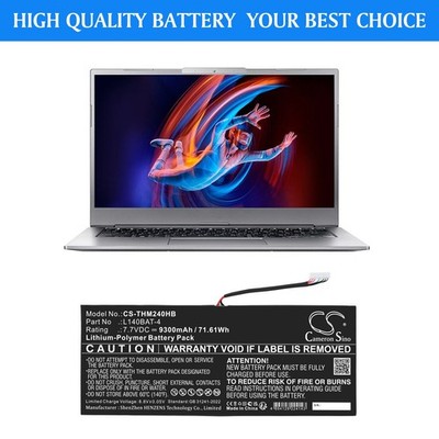 BATTERIE 9300Mah Type L140BAT-4 Pour System76 System 76 Lemur Pro(9)(10)