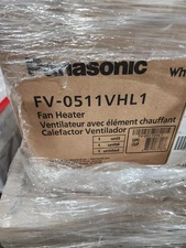 WhisperWarm FV-0511VH1 DC50-80-110 CFM Ceiling Mount Ventilation Fan w Heater