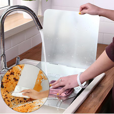 Stove Splatter Guard for Cooking Cooker Splash Height 40Cm, Silver