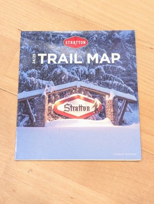 2024-25 Stratton Ski Area Trail Map Vermont