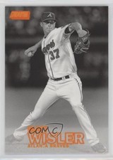 2016 Topps Stadium Club Black & White Orange Foil Matt Wisler #300 0w3