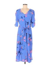 NWT Eliza J Women Blue Casual Dress 12