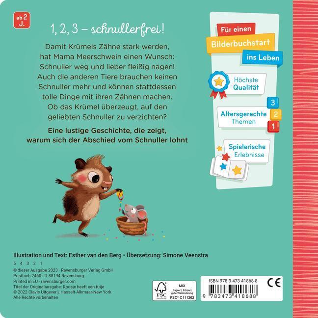 Thumbnail - Krümel Und Der Schnuller Esther Van Den Berg Buch 24 S. Deutsch 2023