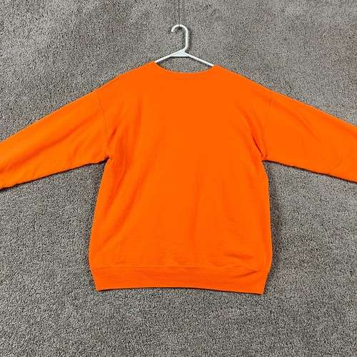 Cleveland Browns Crew Neck Sweatshirt Women's M Orange NFL Emily Roggenburk - Picture 6 of 7