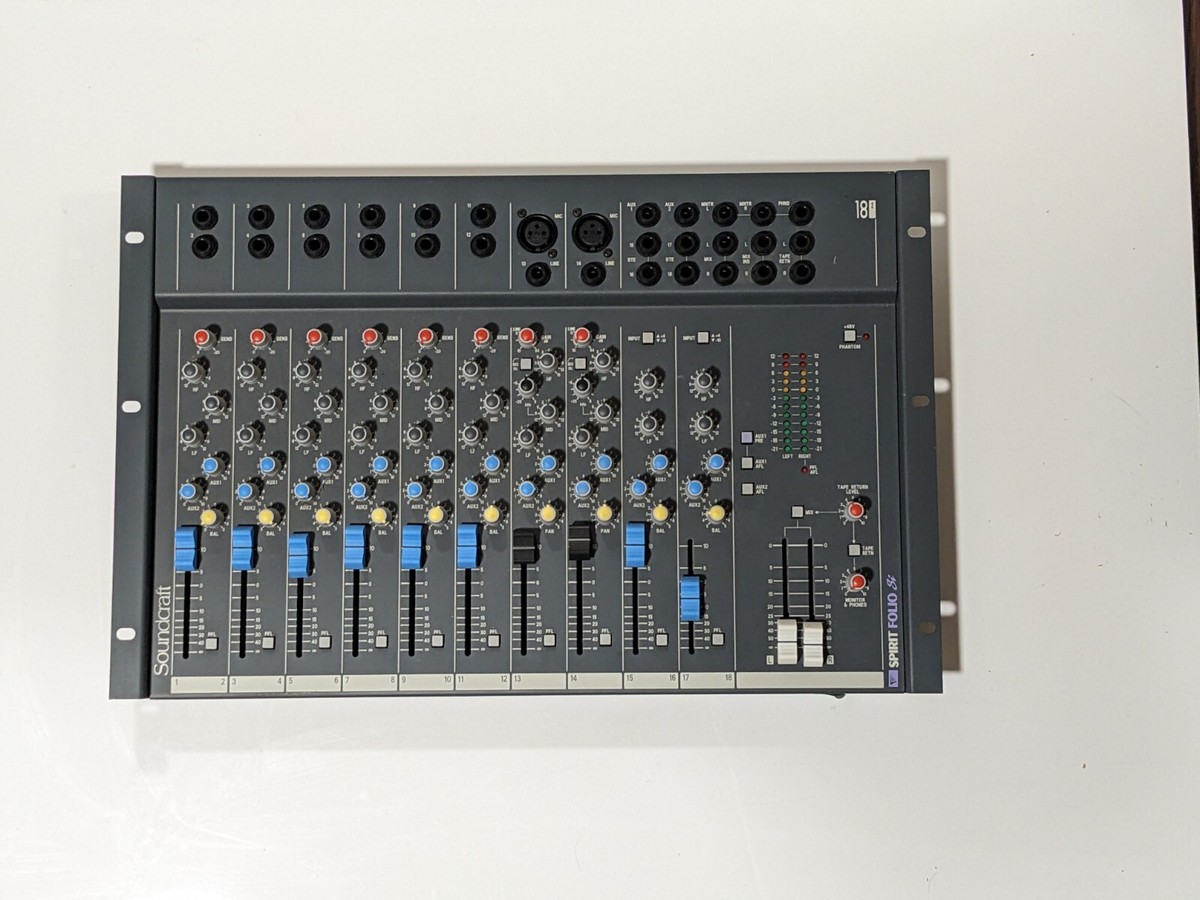 値下可能SPRIT FOLIO 4 SOUND CRAFT MIXER Soundcraft Spirit folio 4 mixing desk | Reverb
