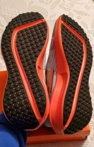 Nike Interact Run EasyOn Wolf Grey Safety Orange Brand New Size 10.5 w/box - Picture 6 of 7
