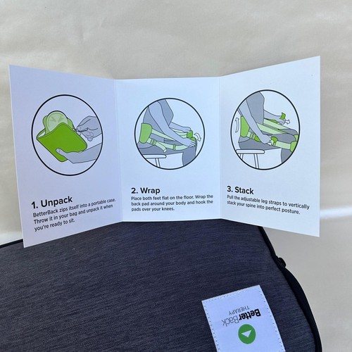 Better Back Plus Therapy Lower Back Pain Relief Up To 55” Perfect Posture XL - Picture 8 of 11