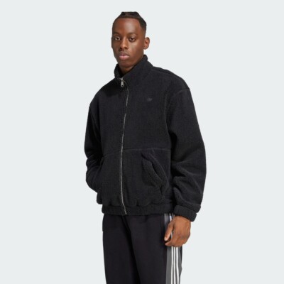 New Adidas Originals Mens PREMIUM ESSENTIALS FLEECE JACKET IW0983