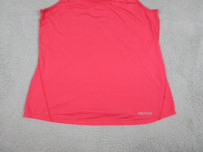 Marmot Shirt Womens Adult Large Pink Sleeveless Casual Athletic