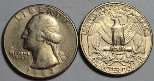 1983-D Washington Quarter (Circulated) Key Date Coin