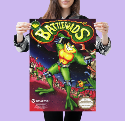 Retro NES Poster Vintage Super Nintendo Poster 80er 90er Jahre Wandkunst A5 A4 A3 A2 - Bild 11 von 52