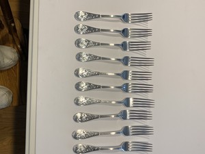 Tiffany Audubon Dinner Forks