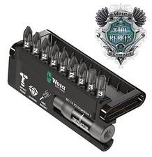 Wera Impaktor Pz2 & Pz3 Impact Driver Screwdriver Bits & Magnetic Holder, 057684