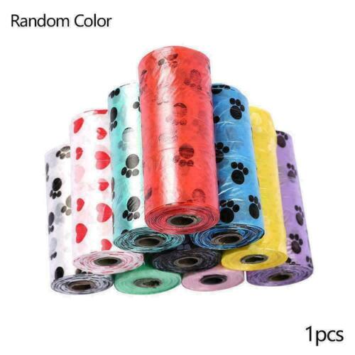 Degradable Pet Waste Poop Bags Dog Cat Clean Up Refill E3H8 bag Garbage HOT