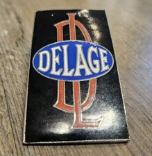 1924 Delage Gl Radiator Grille Emblem Oem Vintage