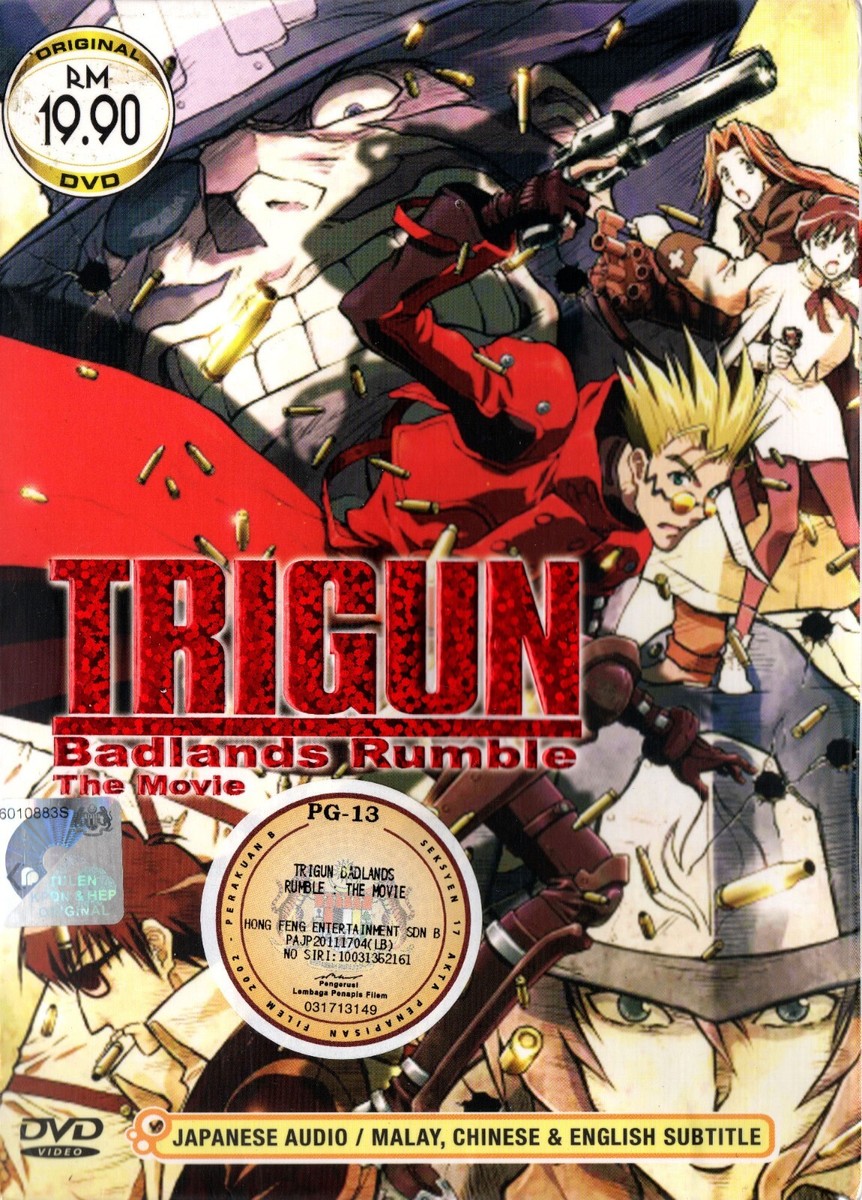 ANIME DVD TRIGUN THE MOVIE: BADLANDS RUMBLE *ENGLISH SUBTITLE