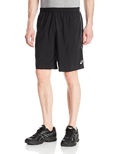 Asics Men s Shosha 9 Mesh Short Black Dark Grey Small