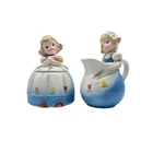 Vintage Lefton Dutch Girl 2698 Sugar and Creamer set