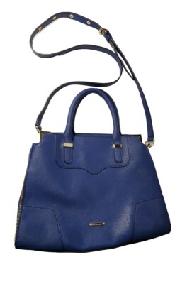 Rebecca Minkoff Amorous Satche Crossbody Navy Purse 