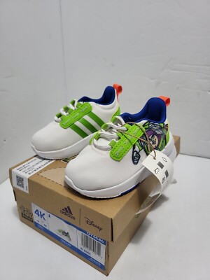 adidas Kids Racer TR21 Running Shoes White Green (Buzz