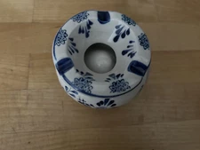 Royal Delft Blue Ceramic Hand Painted 2 Piece Aruba Ashtray 