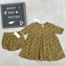 NWT RYLEE + CRU Acorn Dress & Bloomers Size 6-12 Months