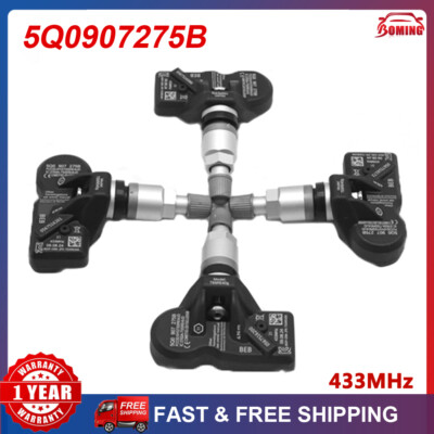 4x 5Q0907275B Tire Pressure Sensor TMPS For Volkswagen Porsche Audi Q7 Bentley