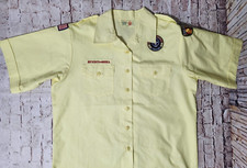 Boy Scout BSA, Official Uniform Blouse, Yellow, Size XL, Cotton Blend