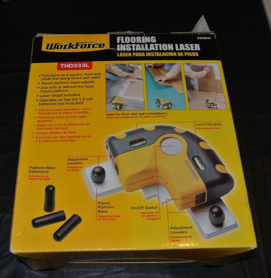 New Workforce THD333L Flooring Installation Laser Level 234941 eBay