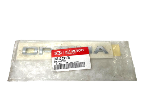 Originale Kia Optima (10-15) Distintivo stivale posteriore cromato Emblema lettera 863102T100 - Foto 2 di 3