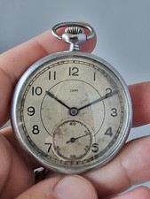 Vintage Beautiful Pocket Watch Zim Watch Made in USSR Soviet Russia