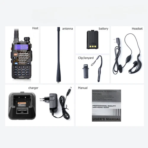 Baofeng UV-5RB Walkie Talkie Dual Band FM Police Fire Radio Scanner Receiver - Picture 9 of 9